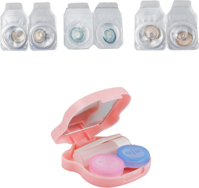 

Optify Zero Power Combo Pack Of 3 Monthly Color Contact Lens (Brown-Grey-Aqua) Monthly Contact Lens(1, Brown-Grey-Aqua, Pack of 3)