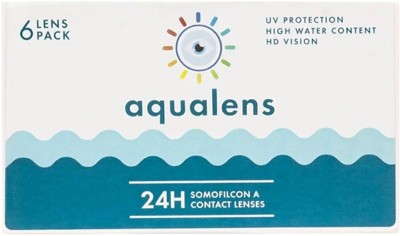 

Aqualens 24 H Monthly Disposable (6 Lens per Box) - (-0.75) Monthly Contact Lens(-0.75, Clear, Pack of 6)