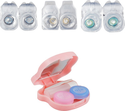 

Optify Zero Power Combo Pack Of 3 Monthly Color Contact Lens (Green Turquoise-Sea Blue-Grey) Monthly Contact Lens(1, Green Turquoise-Sea Blue-Grey, Pack of 3)