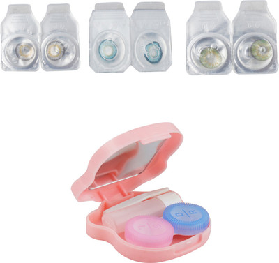 

Optify Zero Power Combo Pack Of 3 Monthly Color Contact Lens (Green-Grey-Aqua) Monthly Contact Lens(1, Green-Grey-Aqua, Pack of 3)