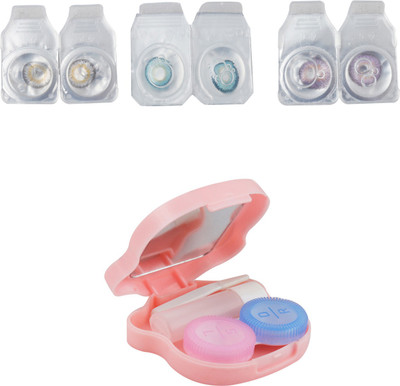 

Optify Zero Power Combo Pack Of 3 Monthly Color Contact Lens (Violet-Grey-Aqua) Monthly Contact Lens(1, Violet-Grey-Aqua, Pack of 3)