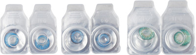 

Optify Combo Pack Monthly Color Contact Lens With Travel Kit Monthly Contact Lens(1, Green Turquoise-Blue-Light Blue, Pack of 3)