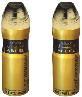 

Al Nuaim Aseel Deodorant 200ml pack of 2 Deodorant Spray - For Men(400 ml, Pack of 2)