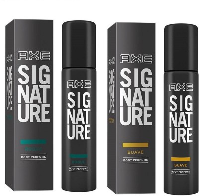 

AXE Signature Rogue Perfume Body Spray +Signature Suave Perfume Body Spray -for men 122 ml Deodorant Spray - For Men(244 ml, Pack of 2)