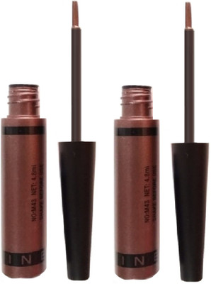 

tanvi27 LONG LASTING LIQUID SHIMMER MATTE EYELINER 10 ml(METALLIC BRONZE)