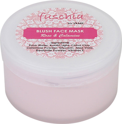 

Fuschia Blush Face Mask - Rose & Calamine - 50g(50 g)