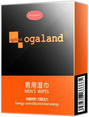 

NightBlue Ogaland Stay Long Lasting Wet Wipes For Men Unlimited Energy (10 Sheets)(Pack of 10)