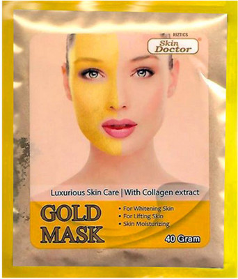 

RIZTICS Skin Doctor Gold Mask For Skin Whitening With Collagen Extract(40 g)