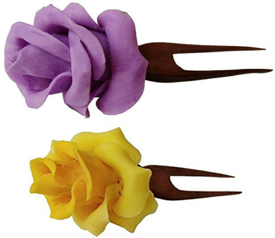

Unique Indian Crafts Juda Pin Hair Pin(Multicolor)