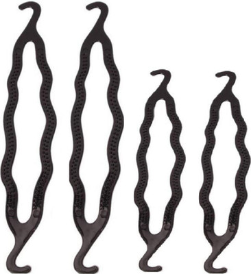 

Gabbu Twist Styling Hair Accessory Bun Set Bun Stick, Bun(Black)
