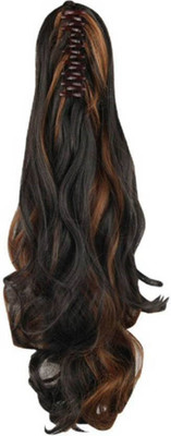 

CRIBE Natural Black 2 in 1 Pony Wig Clutcher Step Cutting Style Hair Extension