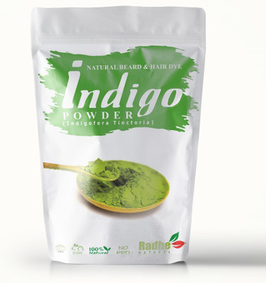 

Radhe Natural Indigo Powder For Hair & Beard Dye - Black(200 g)