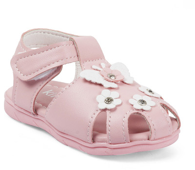 

KITTENS Girls Velcro Flats(Pink