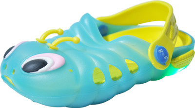 

Yellow Bee Boys & Girls Sling Back Clogs(Blue, Aqua