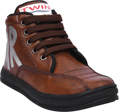 

TWIN Boys Lace Casual Boots(Brown