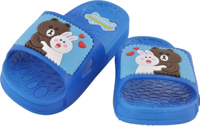 

Yellow Bee Boys Slip On Slipper Flip Flop(Blue