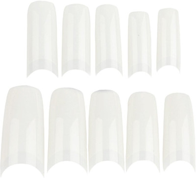 

Futurekart Professional Quality False Acrylic Nail Art Tips French Style(FF)