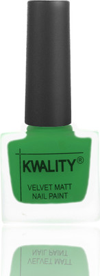 

Kwality Premium Velvet Dull Matte Nail Polish Dark Green