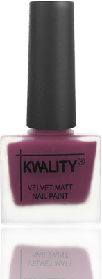 

Kwality Premium Velvet Dull Matte Nail Polish / Posh Shades Party Girl Range Nail Polish Purple