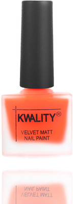 

Kwality Velvet Dull Matte Posh Shades Party Girl Range Nail Polish Carrot Orange