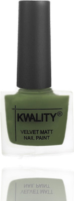 

Kwality Premium Velvet Dull Matte Nail Polish Olive Green
