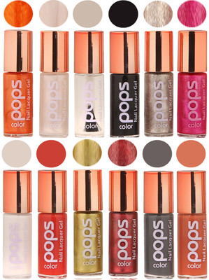 

Ramble Pops Colour Nail Polish Combo 5622 Multicolor(Pack of 12)