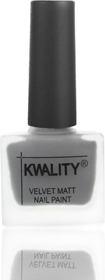 

Kwality Premium Velvet Dull Matte Nail Polish Grey