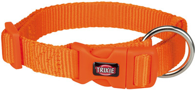 

Trixie Premium Collar, L-XL: 40-65cm/25mm, Papaya Plain Dog Collar Charm(Orange, Solid)