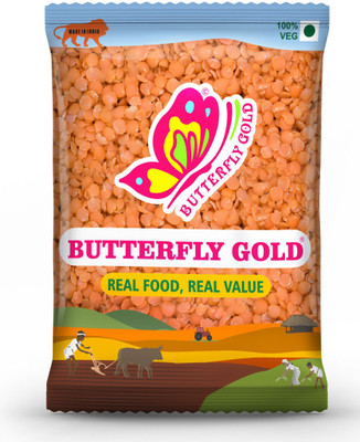 

BUTTERFLY GOLD Unpolished Red Masoor Dal (Split)(500 g)