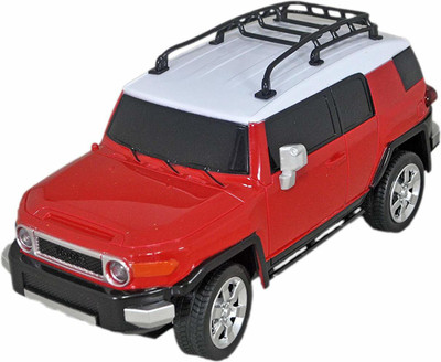 

CRAZY TOYS LATEST Remote Control Car with Charger for Boys Toyota FJ Cruiser Blue with Flashing Lights MULTI COLOR(Multicolor)