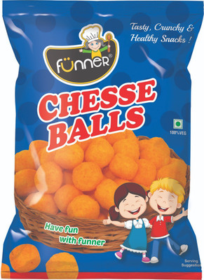 

FUNNER CHEESE BALL 90g 3 PACKET(270 g, Pack of 3)