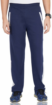 Fflirtygo Colorblock Men Blue Track Pants