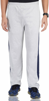 Fflirtygo Colorblock Men Blue, Grey Track Pants