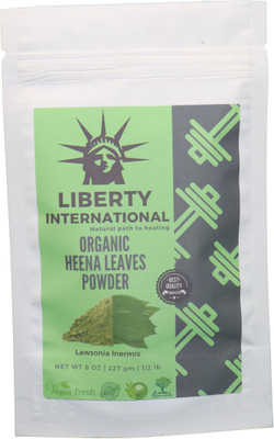 

LIBERTY INTERNATIONAL Organic Herbal Henna Precious Herb Mix Fresh Powder Hair Color For Greying Hair C5(227 g)