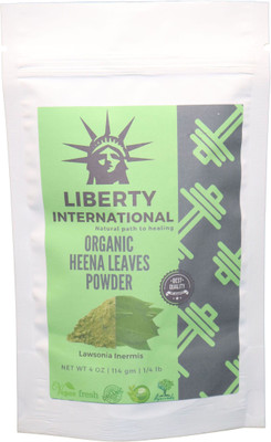 

LIBERTY INTERNATIONAL Organic Herbal Henna Precious Herb Mix Fresh Powder Hair Color For Greying Hair C6(114 g)