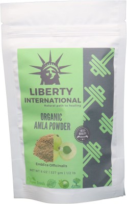 

LIBERTY INTERNATIONAL Organic Herbal Amla Powder For Hair Growth, Face, Skin & Hair Care C1(227 g)