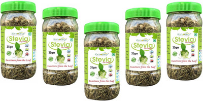 

Zindagi Stevia Leaves - Sugarfree Stevia Dry Leaves - Dry Stevia Leaves - Dried Stevia Leaf For Weight Loss (Pack Of 5) Sweetener(35 g, Pack of 5)