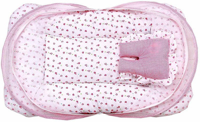 

Baby corn Net Bedding Set Cotton - Pink Baby Bed Cotton(Fabric, Pink)
