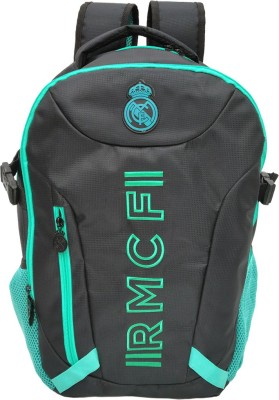 Real Madrid 46cm Design 1 (Secondary 3rd Std Plus) Waterproof Backpack(Multicolor, 18 inch)