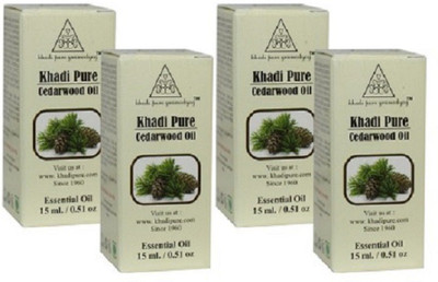 

Khadi Pure Herbal Cedarwood Essential Oil (Set of 4)(60 ml)