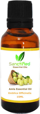 

SANCTIFIED Amla essential oil 100% pure and natural oil for unisex(15 ml)