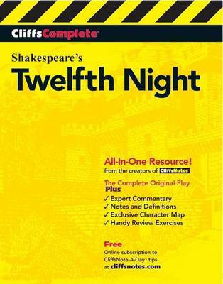 Cliffscomplete Shakespeare's Twelfth Night(English, Electronic book text, Shakespeare William)