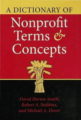 A Dictionary of Nonprofit Terms and Concepts(English, Electronic book text, Smith David Horton)