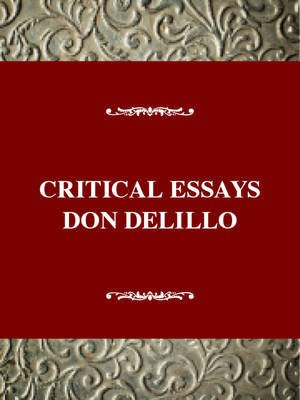 Critical Essays on Don Delillo(English, Hardcover, unknown)