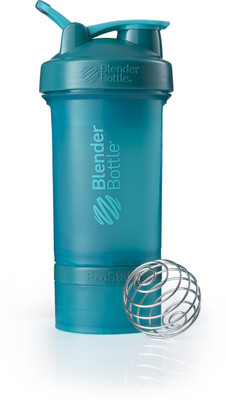 

Blender Bottle ProStak 650 ml Shaker(Pack of 1, Green), Teal