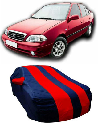 AUCTIMO Car Cover For Maruti Suzuki Esteem (With Mirror Pockets)(Multicolor)