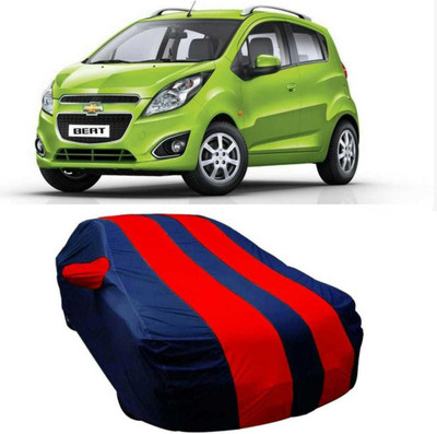 AUCTIMO Car Cover For Chevrolet Beat (With Mirror Pockets)(Multicolor)