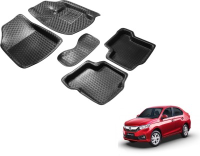 MOCKHE EVA, Plastic 3D Mat For  Honda Amaze(Black)