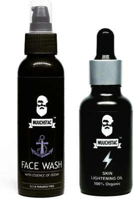 

muuchstac Skin Lightening Oil and Face Wash(Set of 2)