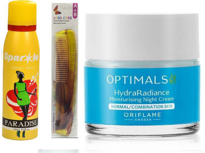 

Sparkle perfume spray 150 ml Optimals Hydra Radiance Night Cream (50 ml) {SET 3 }(Set of 3)